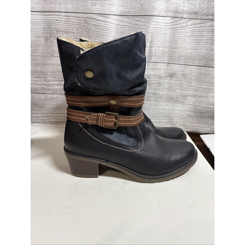 NEW Spring Step‎ Women's Boisa Winter Boot Navy Shoes Size 42 10.5-11